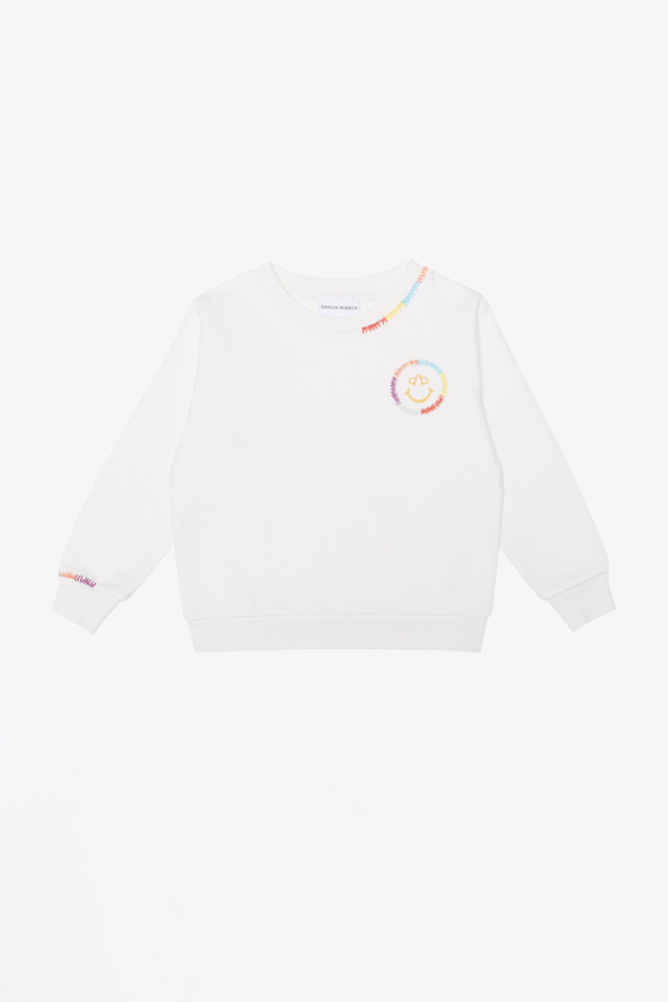 Picture of Smiley Embroidery Sweatshirt