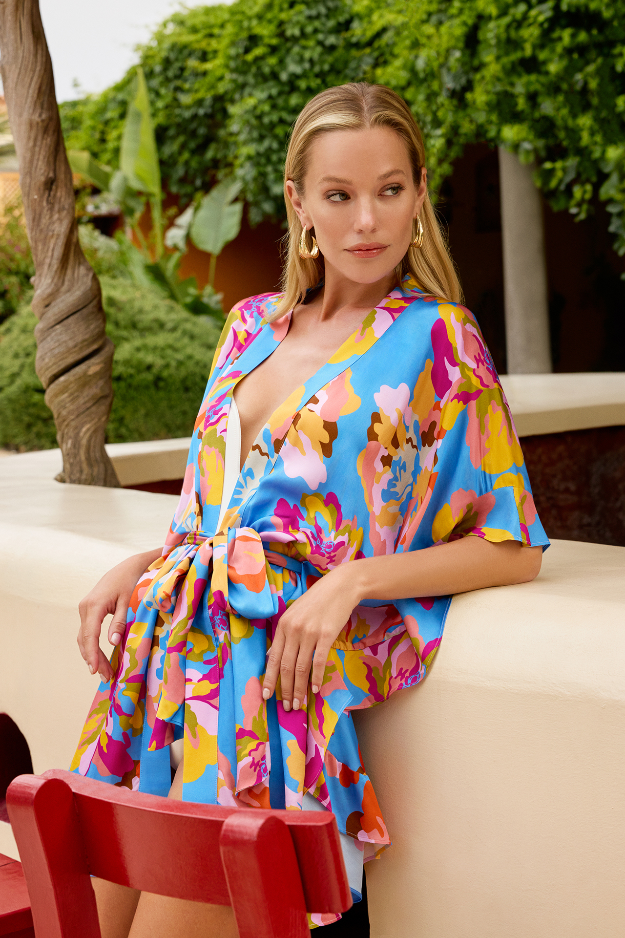 Hawaiian sale kimono dress