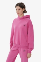 Sweatshirt Pembe Kapüşonlu Basic Sweatshirt