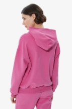 Sweatshirt Pembe Kapüşonlu Basic Sweatshirt