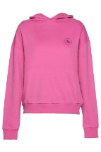 Sweatshirt Pembe Kapüşonlu Basic Sweatshirt