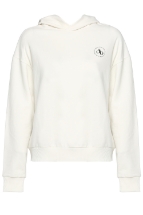 Sweatshirt Beyaz Kapüşonlu Basic Sweatshirt