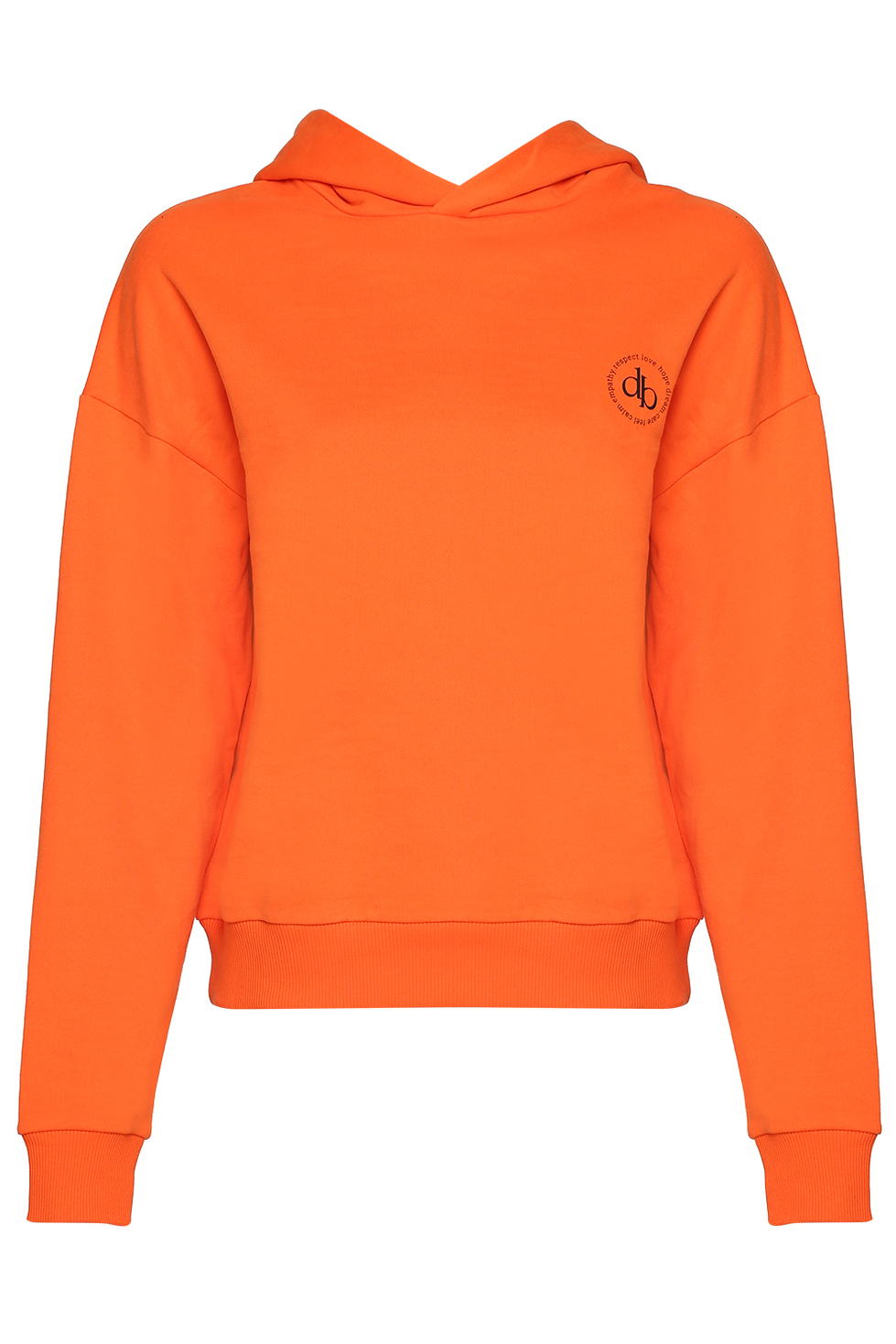 Sweatshirt Turuncu Kapüşonlu Basic Sweatshirt