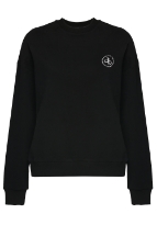 Sweatshirt Siyah Bisiklet Yaka Basic Sweatshirt