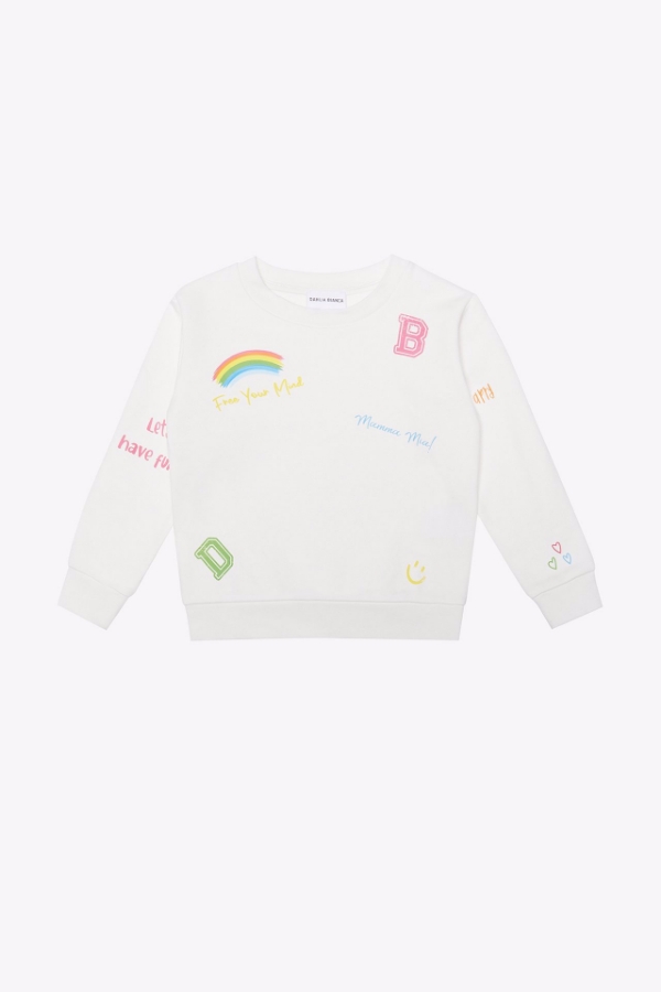 Sweatshirt Çoklu Baskılı Sweatshirt