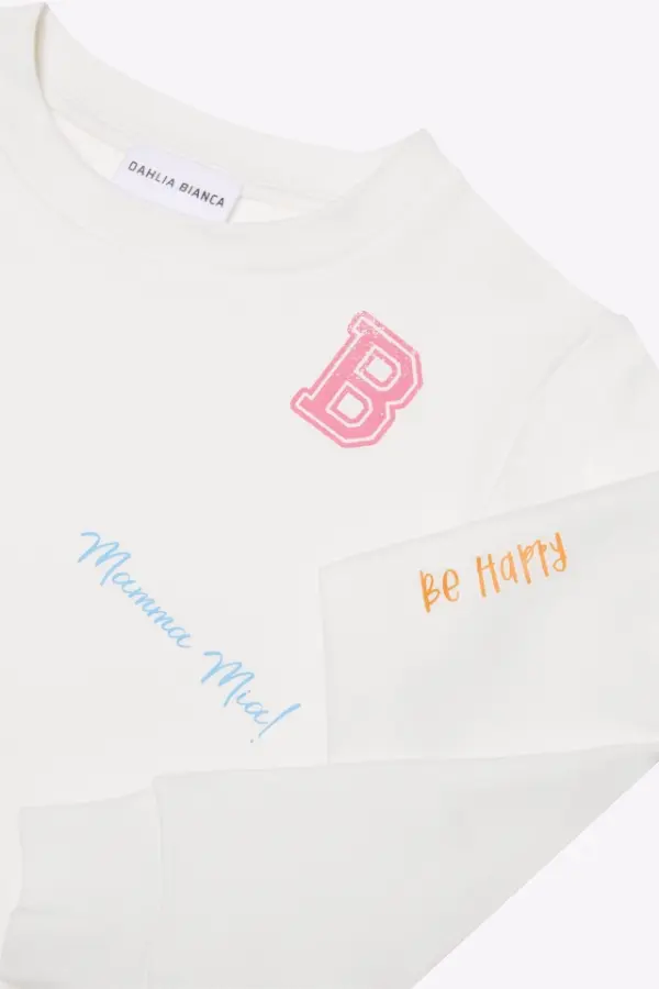 Sweatshirt Çoklu Baskılı Sweatshirt