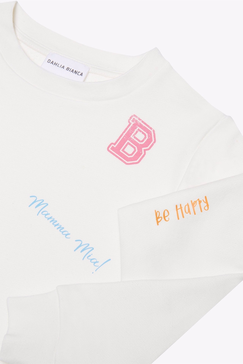 Sweatshirt Çoklu Baskılı Sweatshirt